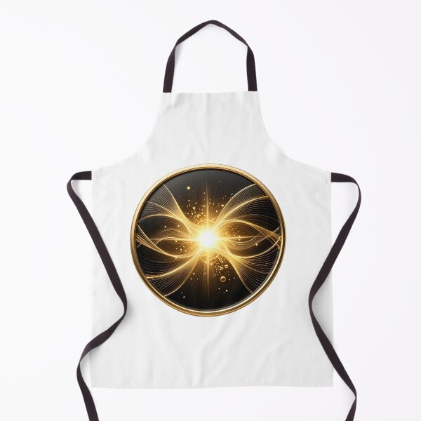 Item preview, Golden Quantum Field Luxury Science Symbol designed and sold by simaso.