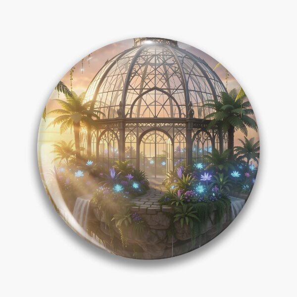 Item preview, Floating Glass Garden – Fantasy Greenhouse Art designed and sold by LittleBigGifts.