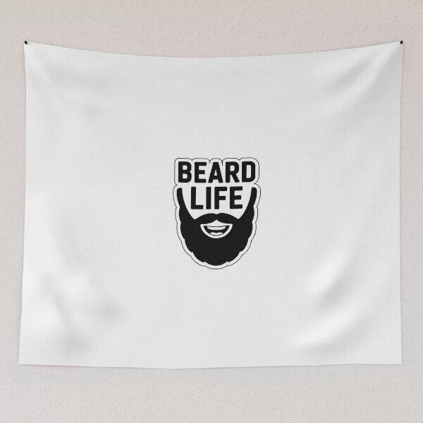 Item preview, Playful Beard with Happy Face & Quote designed and sold by NiftyWrx.