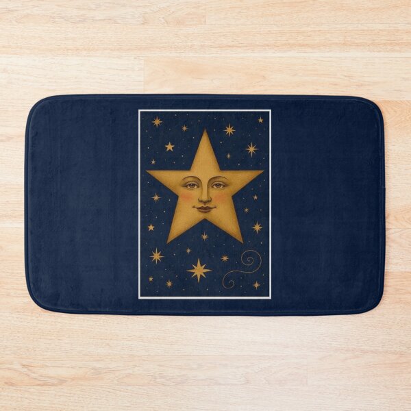 Item preview, 90s Whimsigoth star with face and swirls designed and sold by BrontesWhimsyStore.