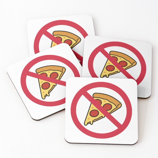 Item preview, No Pizza Funny Pizza Lover Anti Pizza Design designed and sold by MonkiFlipp.