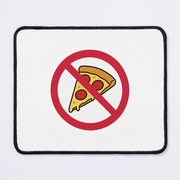 Item preview, No Pizza Funny Pizza Lover Anti Pizza Design designed and sold by MonkiFlipp.