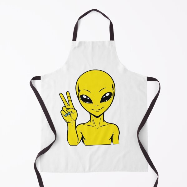 Item preview, ZORGO Alien Peace Sign – Funny Space Alien Peace Gesture Sticker designed and sold by The-Visitors.