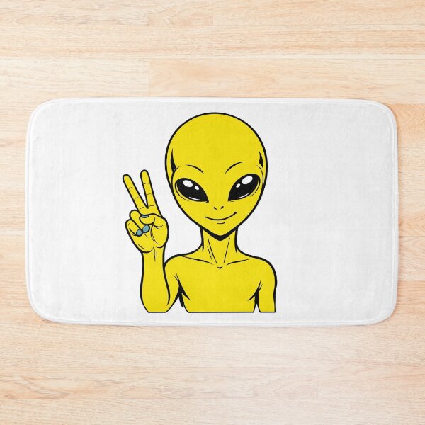 Item preview, ZORGO Alien Peace Sign – Funny Space Alien Peace Gesture Sticker designed and sold by The-Visitors.