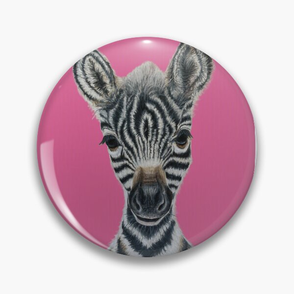 Item preview, Baby zebra drawn in colored pencil designed and sold by BirdsandMoreArt.