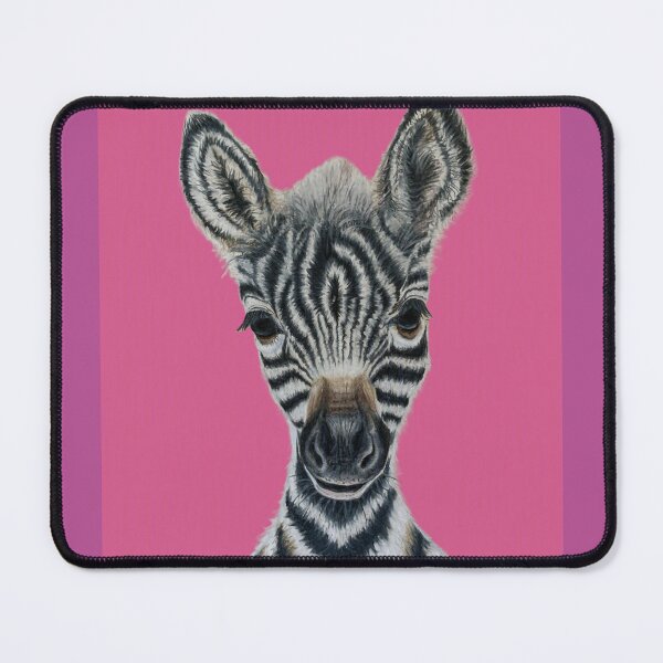 Item preview, Baby zebra drawn in colored pencil designed and sold by BirdsandMoreArt.
