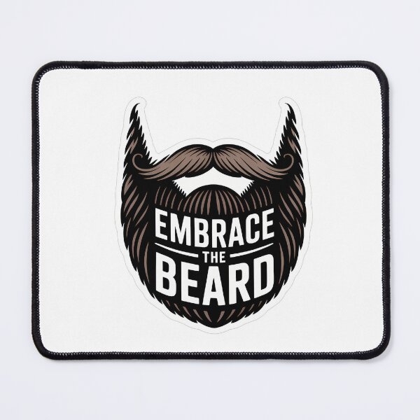 Item preview, Minimalist Beard Quote Art designed and sold by NiftyWrx.