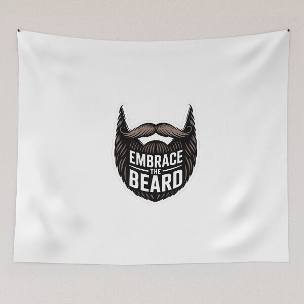 Item preview, Minimalist Beard Quote Art designed and sold by NiftyWrx.