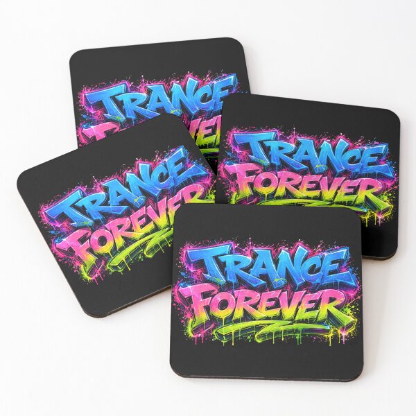 Item preview, Trance Forever – Neon Graffiti Lettering designed and sold by RH Design Lab.