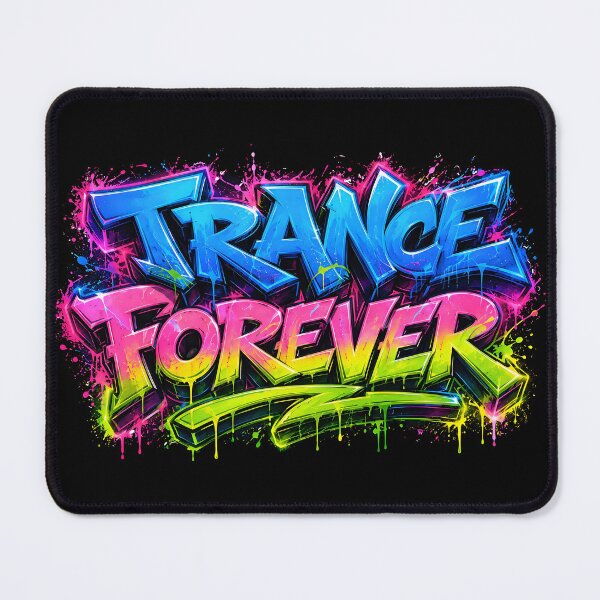 Item preview, Trance Forever – Neon Graffiti Lettering designed and sold by RH Design Lab.