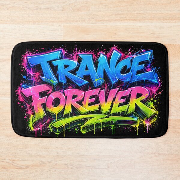 Item preview, Trance Forever – Neon Graffiti Lettering designed and sold by RH Design Lab.
