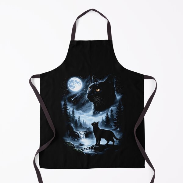 Item preview, Black Cat Howling to the Moon Meme Vintage designed and sold by nosu-art-pod.