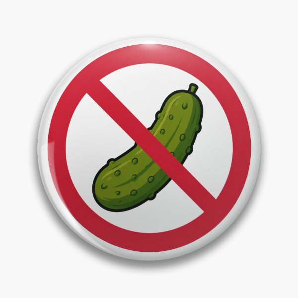 Item preview, No Pickle Funny Pickle Lover Anti Pickle Design designed and sold by MonkiFlipp.
