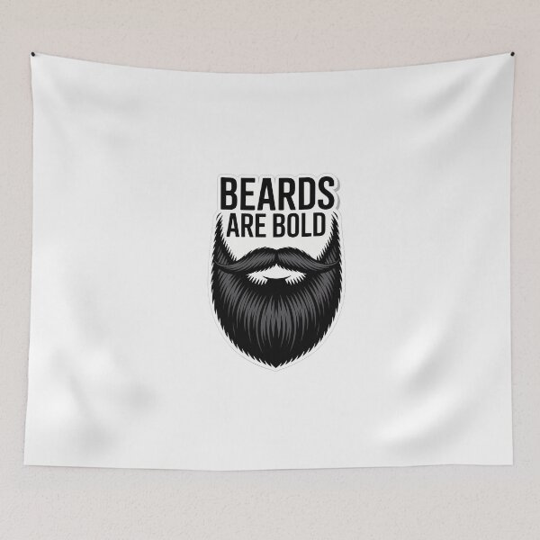 Item preview, Bold Beards Quote Design designed and sold by NiftyWrx.
