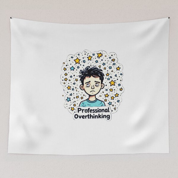 Item preview, Professional overthinking  designed and sold by VelvetDoods.
