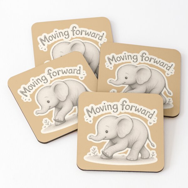 Item preview, Baby Elephant Moving Forward designed and sold by ChirpInc.