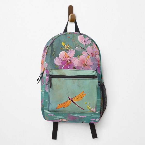 Item preview, Pink Blossoms and Dragonfly Over Calm Water designed and sold by Sasas Design.