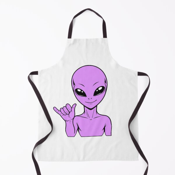 Item preview, ZORGO Alien Shaka Hand Sign – Funny Space Alien Hang Loose Sticker designed and sold by The-Visitors.
