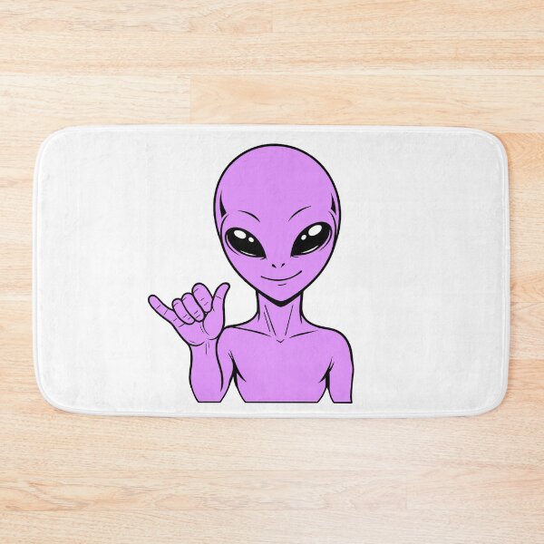Item preview, ZORGO Alien Shaka Hand Sign – Funny Space Alien Hang Loose Sticker designed and sold by The-Visitors.