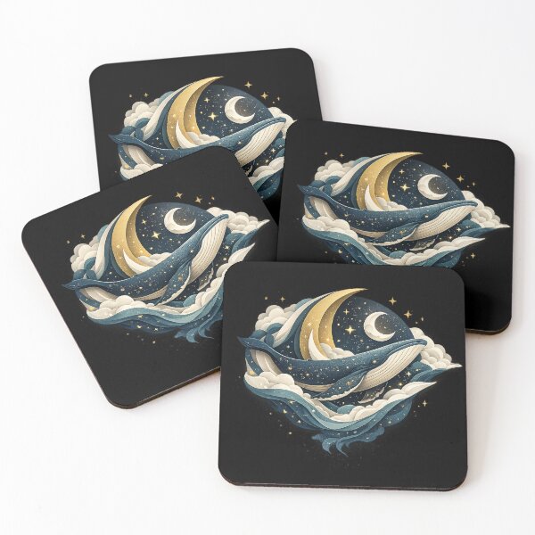 Item preview, Moon Whale | Celestial Paper Cut Art designed and sold by rigelcreation.