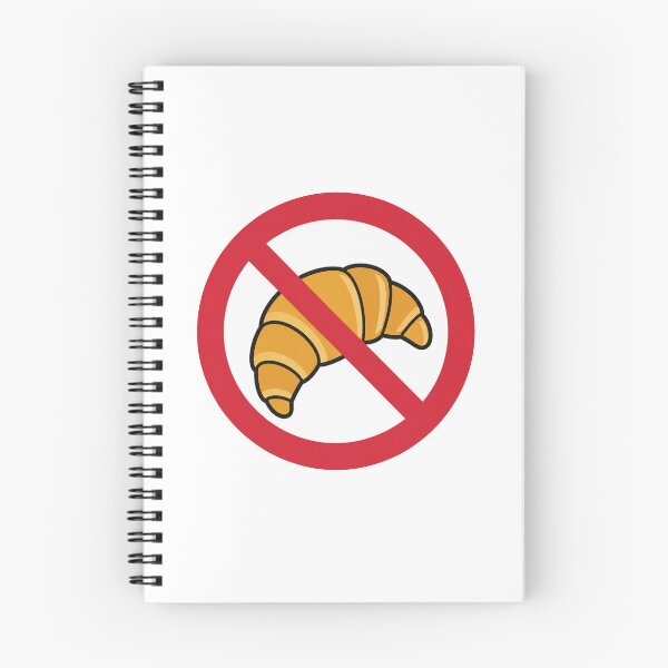Item preview, No Croissant Funny Croissant Lover Anti Croissant Design designed and sold by MonkiFlipp.