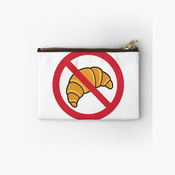 Item preview, No Croissant Funny Croissant Lover Anti Croissant Design designed and sold by MonkiFlipp.