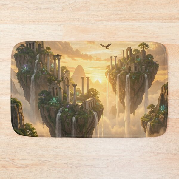 Item preview, Golden Isles – Sunset Fantasy Art designed and sold by LittleBigGifts.