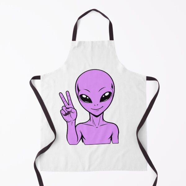 Item preview, ZORGO Alien Peace Sign – Funny Space Alien Peace Gesture Sticker designed and sold by The-Visitors.