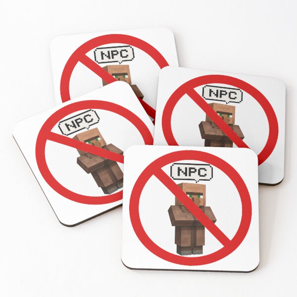 Item preview, No NPC Funny Anti NPC Gaming Design designed and sold by MonkiFlipp.