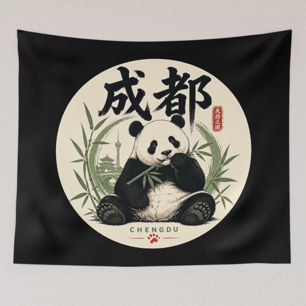 Item preview, Chengdu Giant Panda Sichuan China Travel Souvenir designed and sold by Maljonic.