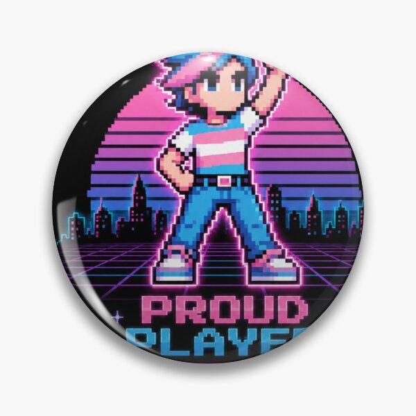Item preview, Pixel Art Player 1 Proud Gamer Neon - Retro Gaming designed and sold by irfanshikh.