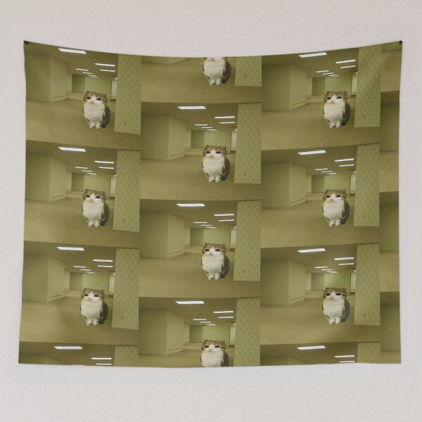 Item preview, Meowl in backrooms designed and sold by BrontesWhimsyStore.