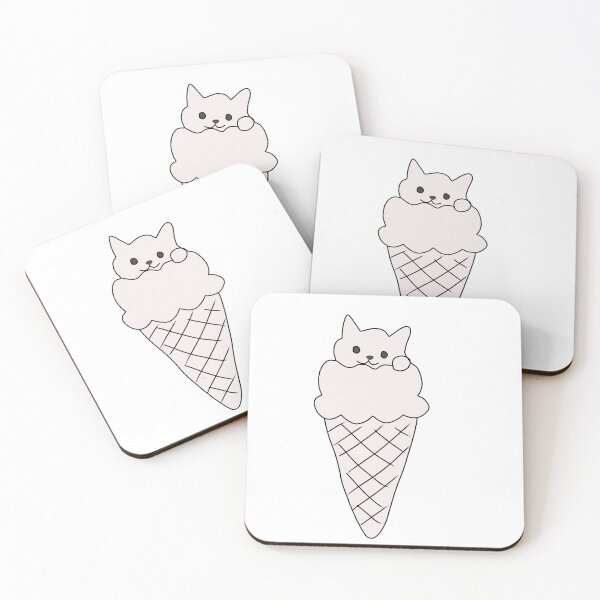 Item preview, Cat dessert illustration designed and sold by LeshanArt.