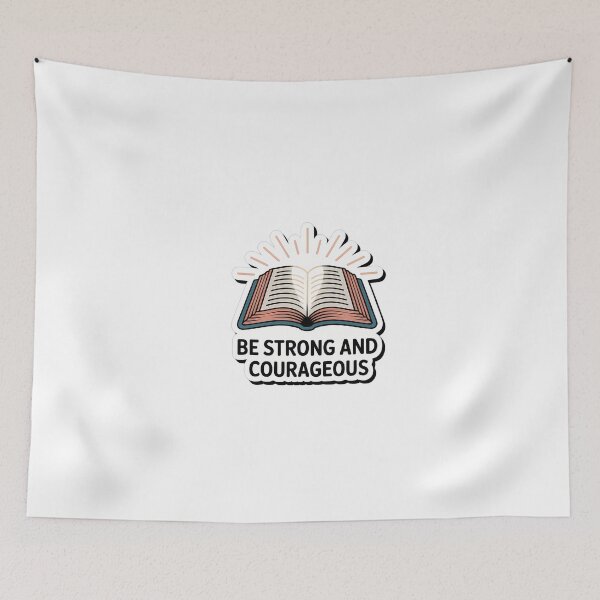 Item preview, Bible Verse: Be Strong and Courageous designed and sold by NiftyWrx.