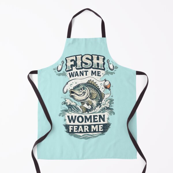 Item preview, Fish Want Me Women Fear Me Funny Fishing designed and sold by weeomano.