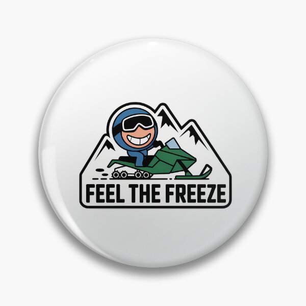 Item preview, Snowmobiling Adventure with 'Feel the Freeze' Text designed and sold by NiftyWrx.