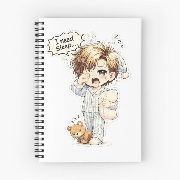 Item preview, I need sleep cute chibi boy designed and sold by NEKOAME-Japan.