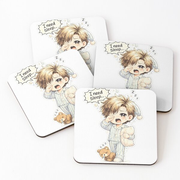 Item preview, I need sleep cute chibi boy designed and sold by NEKOAME-Japan.