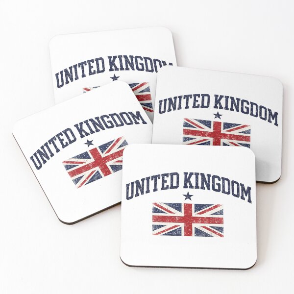 Item preview, United Kingdom Flag Vintage Varsity Retro Pride Gift Design designed and sold by UrbanPrintVibes.