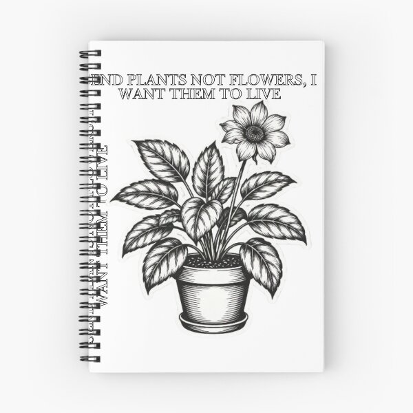 Item preview, Send Plants Not Flowers Funny Quote designed and sold by SKSSTYLe.