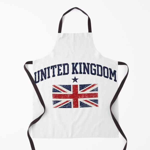 Item preview, United Kingdom Flag Vintage Varsity Retro Pride Gift Design designed and sold by UrbanPrintVibes.