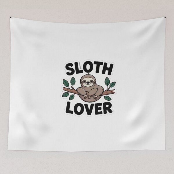 Item preview, Sloth Lover Minimalist Design designed and sold by NiftyWrx.