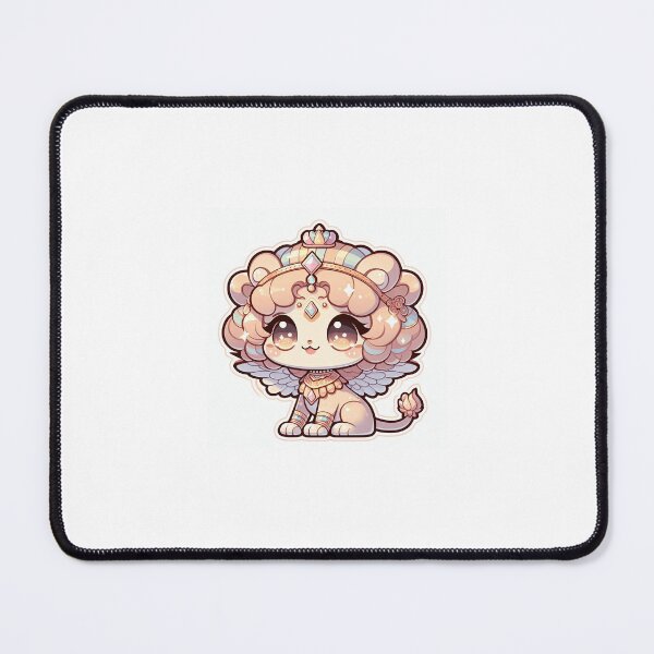 Item preview, Kawaii Baby Sphinx Sticker | Cute Pastel Egyptian Myth designed and sold by PastelPawsArt.