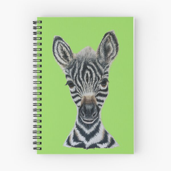 Item preview, Baby zebra drawn in colored pencil designed and sold by BirdsandMoreArt.