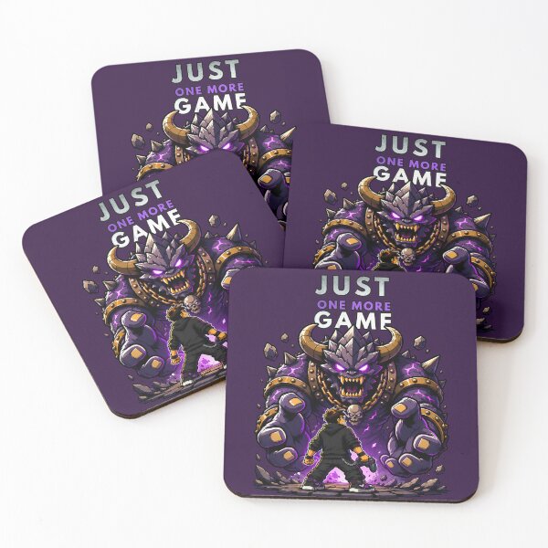 Item preview, Just One More Game Boss Battle Gamer Cartoon Design designed and sold by PXEpic.