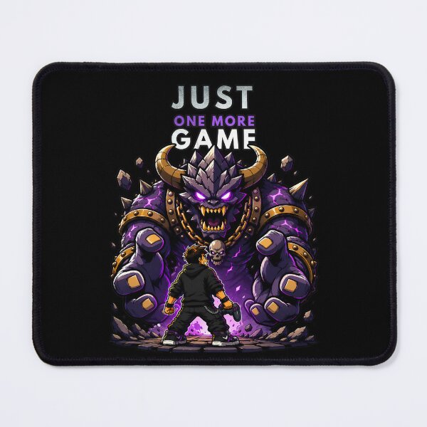 Item preview, Just One More Game Boss Battle Gamer Cartoon Design designed and sold by PXEpic.