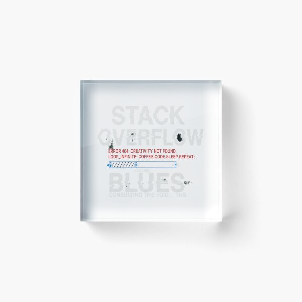 Item preview, Stack Overflow Blues Tee designed and sold by Hanno0.