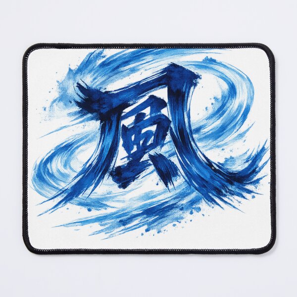 Item preview, The Japanese kanji character "Kaze" (Wind) designed and sold by JpnArts-Sak981.