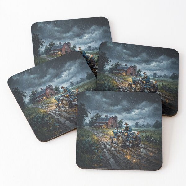 Item preview, Farmers Heading Home In Rain Storm designed and sold by Home Decor Art.
