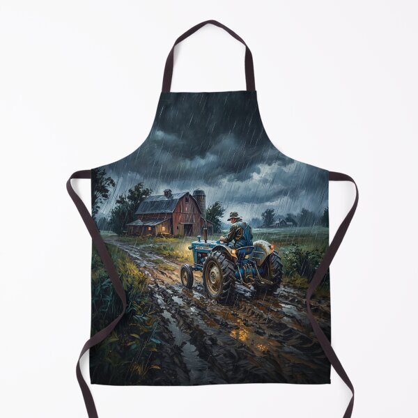 Artikelvorschau, Farmers Heading Home In Rain Storm entworfen und verkauft von Home Decor Art.